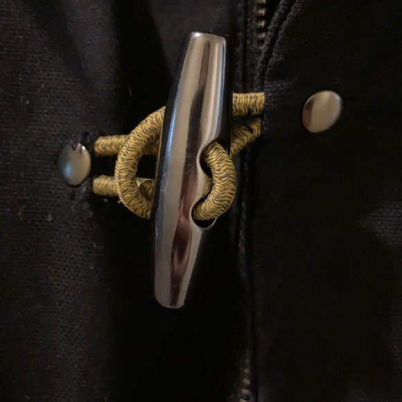 Black heavy canvas coat - Picture 3 of 11